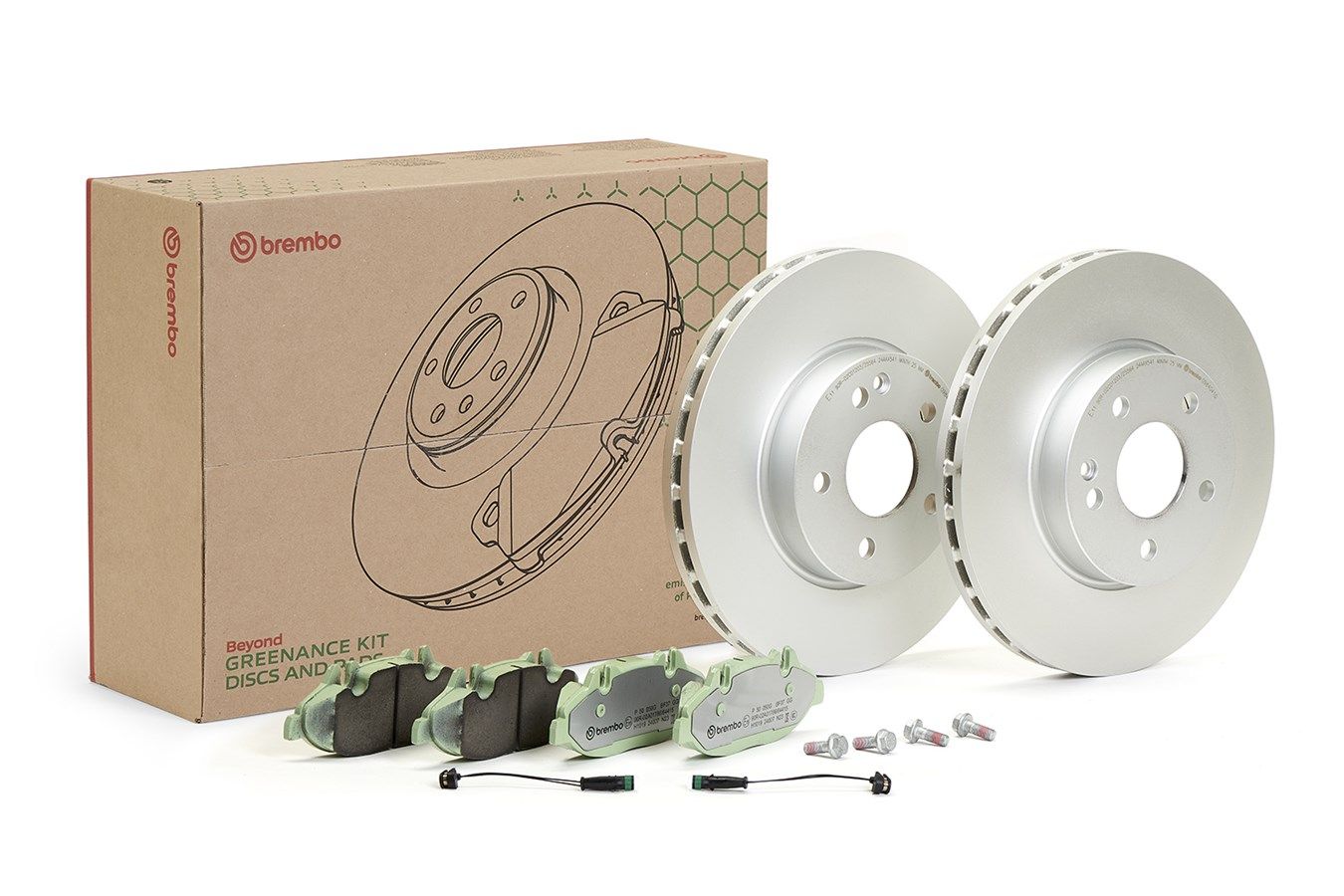 Brembo KT 10 030 Bremsensatz, Scheibenbremse