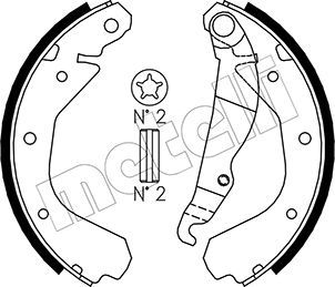 Brake Shoe Set 53-0305