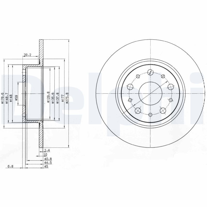 Brake Disc BG3076