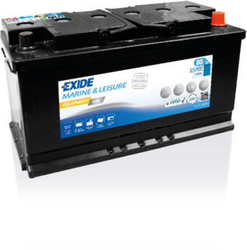 Bleigelbatterie Exide ES900 (G80) 12V 80Ah 540A/EN