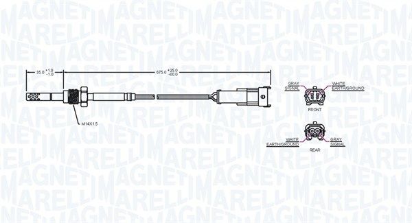 Sensor, Abgastemperatur