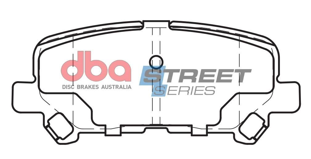 DBA SS STREET SERIES BRAKE PADS [ Holden Colorado 7  / 2013-> R  ] - TecDoc Only