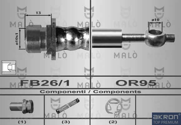 80538 AKRON-MALÒ fékcső