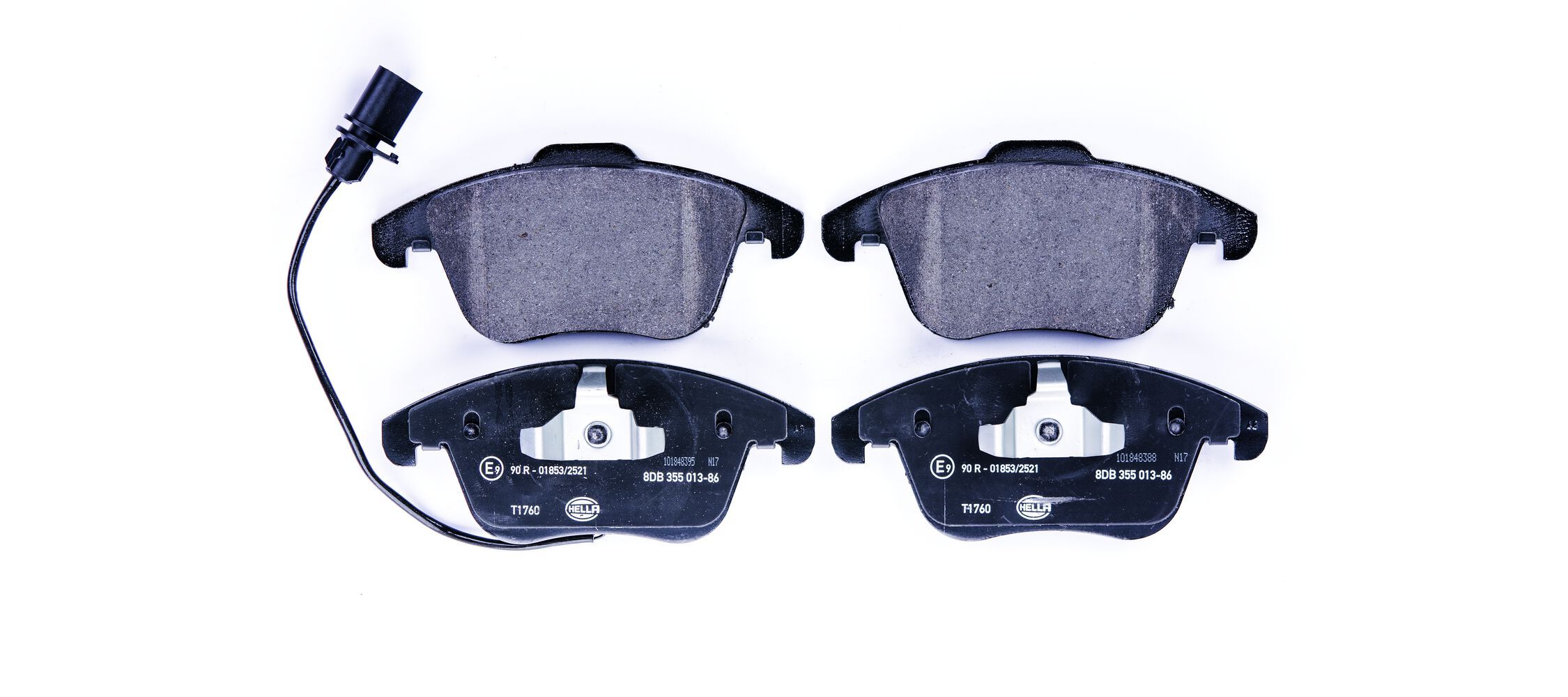 HELLA 8DB 355 013-861 - Bremsbelagsatz, Scheibenbremse