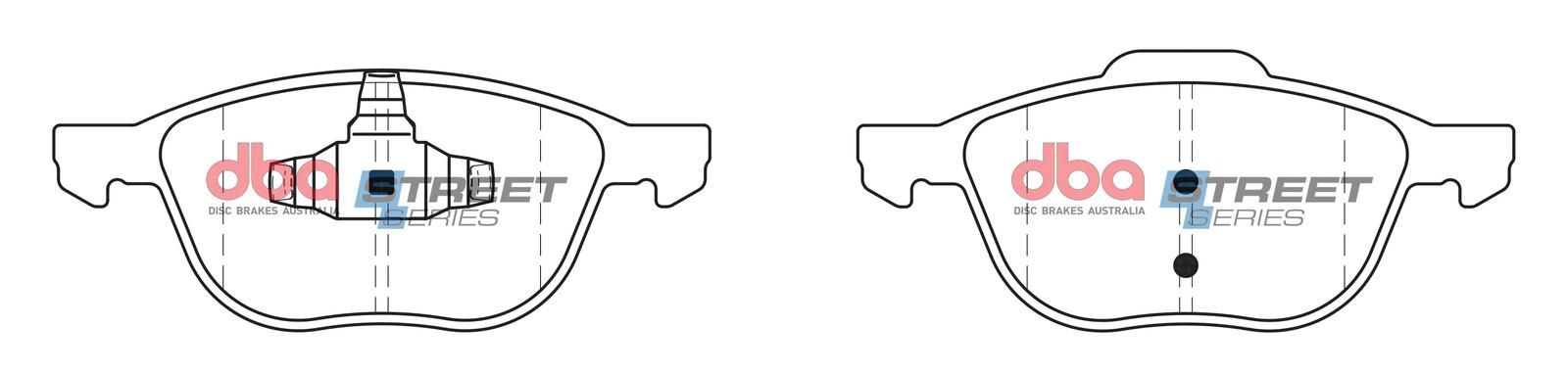 DBA SS STREET SERIES BRAKE PADS [ Ford/Mazda & Volvo 2004-2014 F ] - TecDoc Only