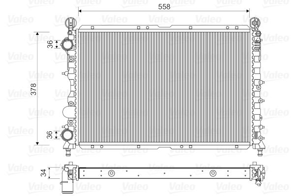 RAD MOT ALFA ROMEO 145, 146, 155  .