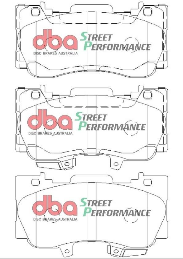 DBA SP PERFORMANCE BRAKE PADS [ Ford Mustang 2015 4 Piston F ] - TecDoc Only