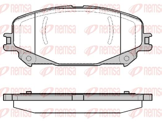 Brake Pad Set, disc brake 1318.30