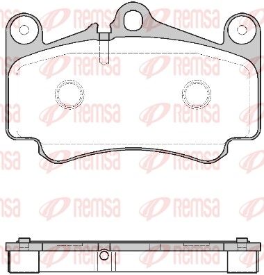 Brake Pad Set, disc brake 0981.00