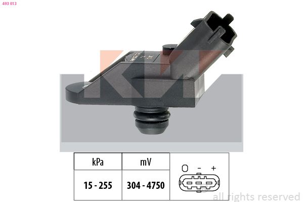 KW 493 013 - Luftdrucksensor, H&ouml;henanpassung
