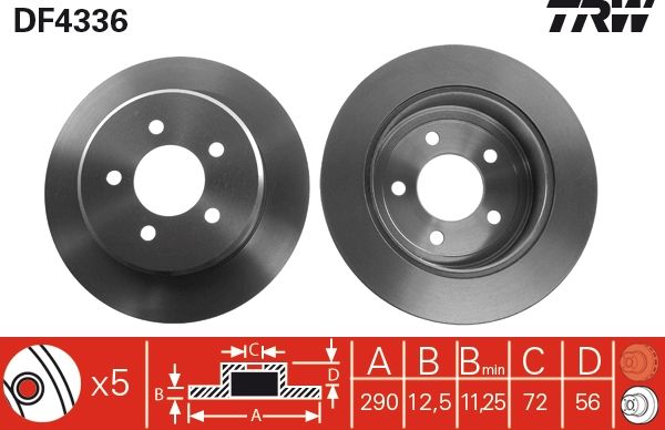 PAIRE DE DISQUES  9900