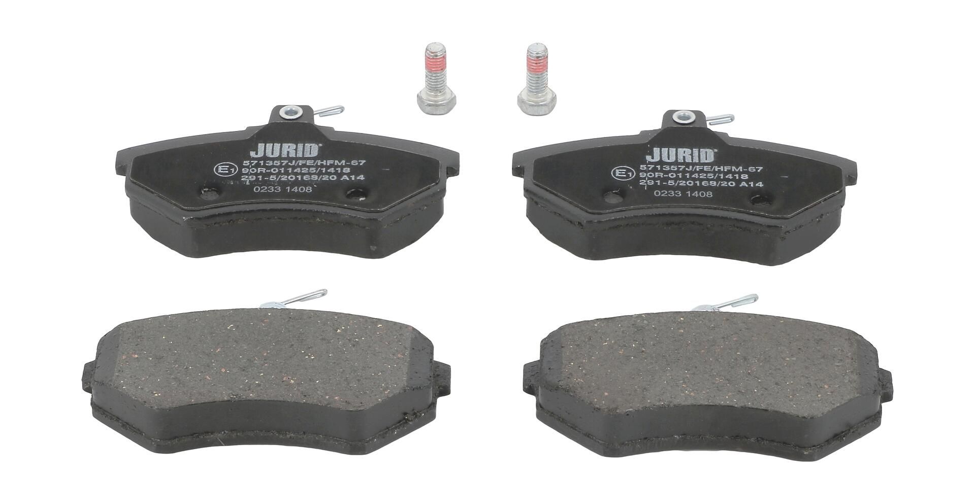 Bremsbelagsatz, Scheibenbremse