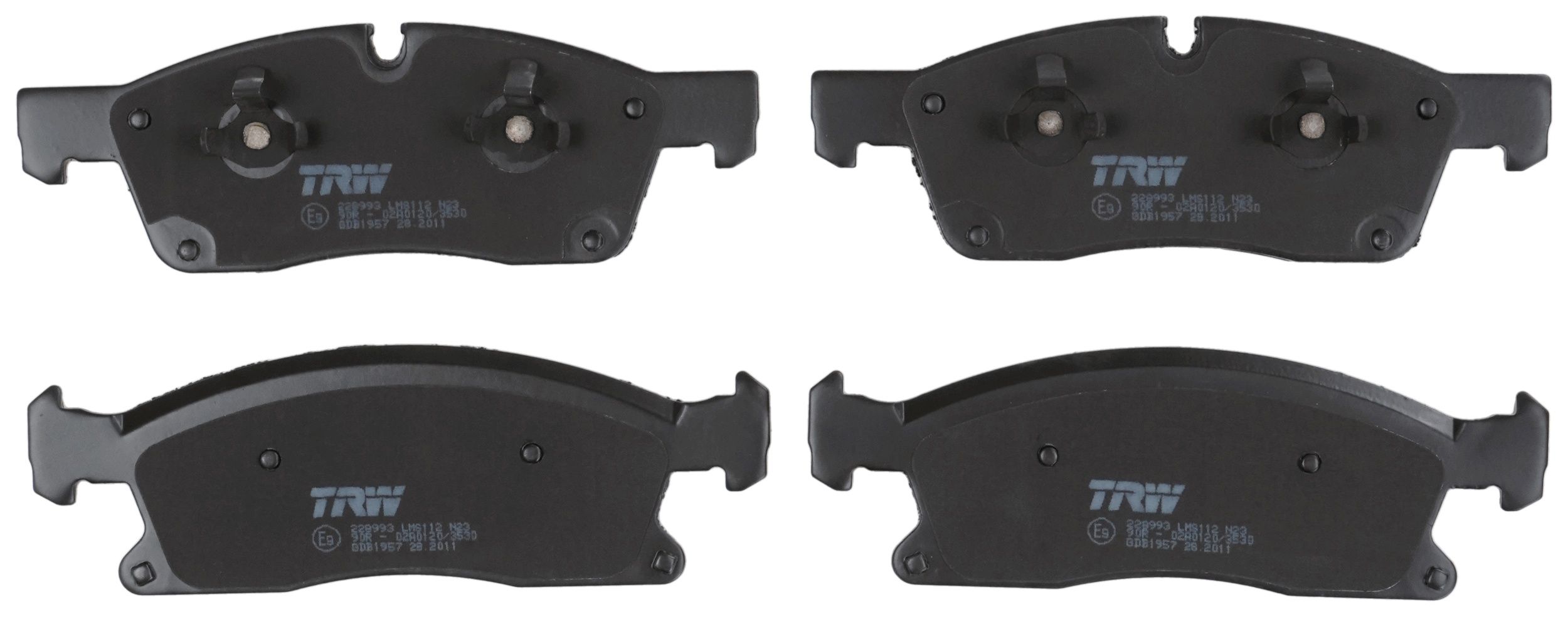 TRW DISC BRAKE PADS - TecDoc 2