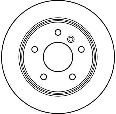 TRW BRAKE DISC - TWIN PACK - TecDoc 2