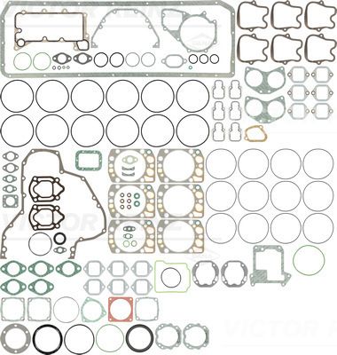 Juego completo de empaques, motor