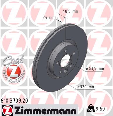 Brake Disc 610.3709.20