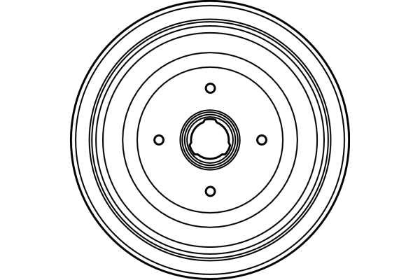 TRW BRAKE DRUM - TecDoc 2