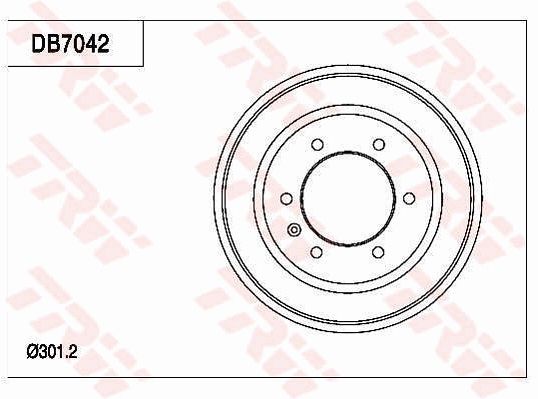 TRW BRAKE DRUM - TecDoc Only