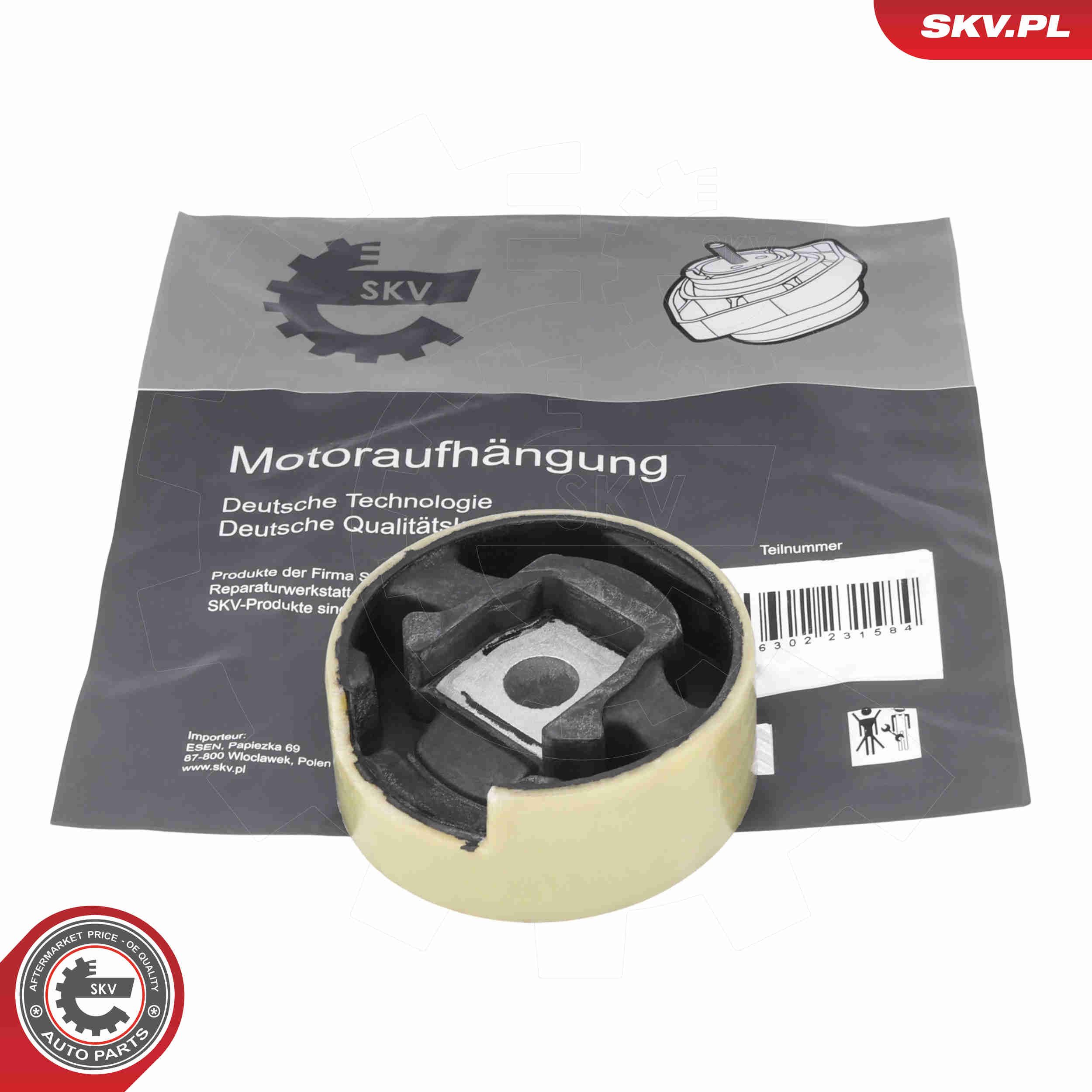 75SKV308 ESEN SKV felfüggesztés, motor