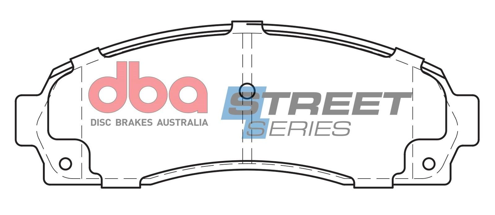 DBA SS STREET SERIES BRAKE PADS [ Ford Explorer 2001-2004 F ] - TecDoc Only
