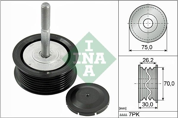 Umlenk-/F&uuml;hrungsrolle, Keilrippenriemen