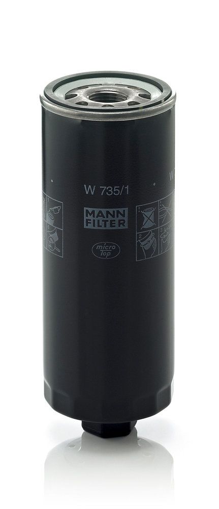 MANN-FILTER W 735/1 - &Ouml;lfilter