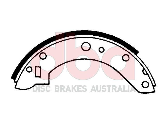 Street Series Brake Shoes [Hillman 228.6mm] - TecDoc Only