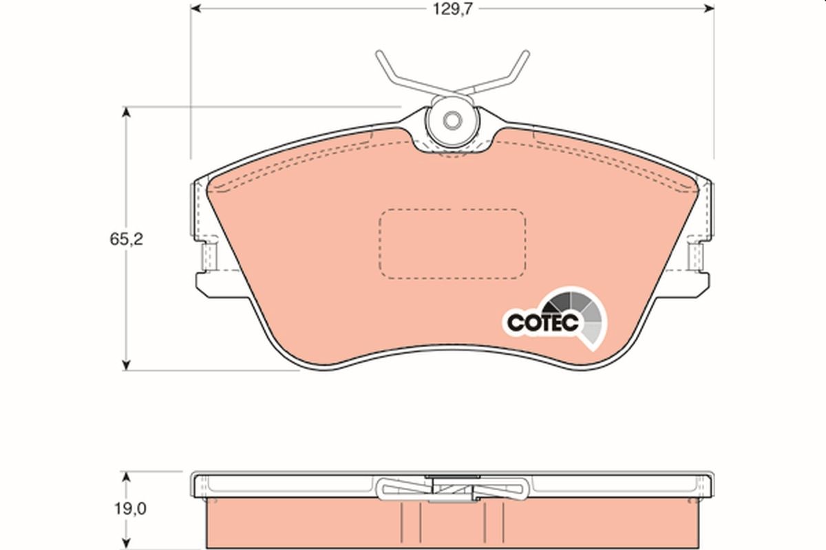 Brake Pad Set, disc brake GDB1092