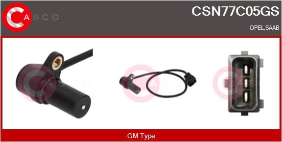 CSN77C05GS CASCO Genuine impulzusadó, főtengely