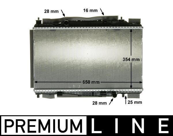 Radiador, refrigeración del motor