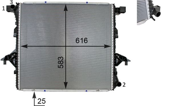 Radiador, refrigeración del motor