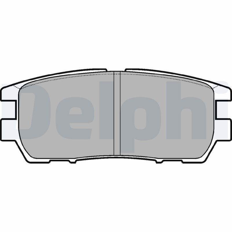 Brake Pad Set, disc brake LP954