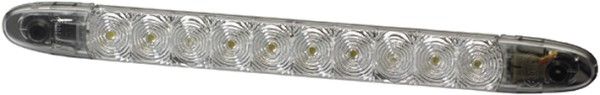 PLAFONNIER GRIS 12V 10 LED BLANCHES