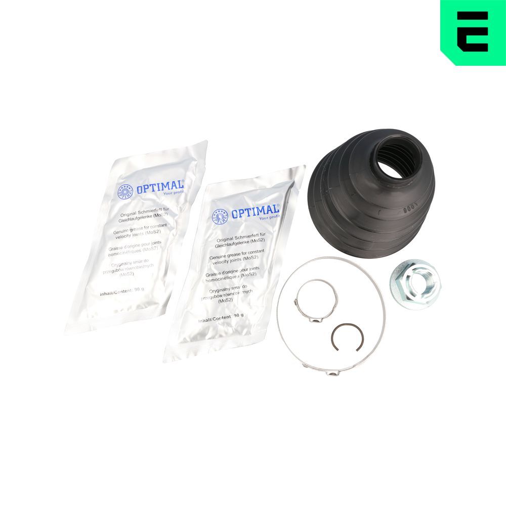 Faltenbalgsatz, Antriebswelle