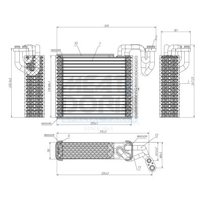 MEAT & DORIA 997037 - Verdampfer, Klimaanlage