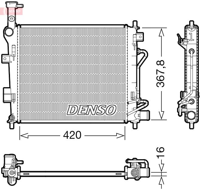 Radiador, refrigeración del motor