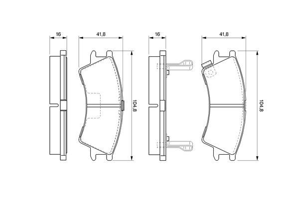 stabdžių trinkelių rinkinys, diskinis stabdys
