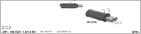 Sportschalldämpferanlage