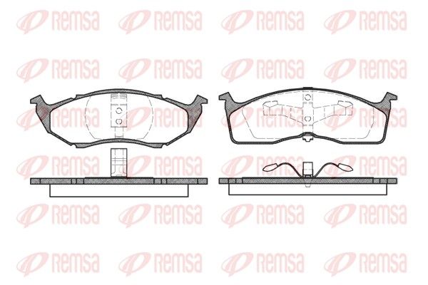 Premium Front Brake Pad Set Premium Front Brake Pad Set