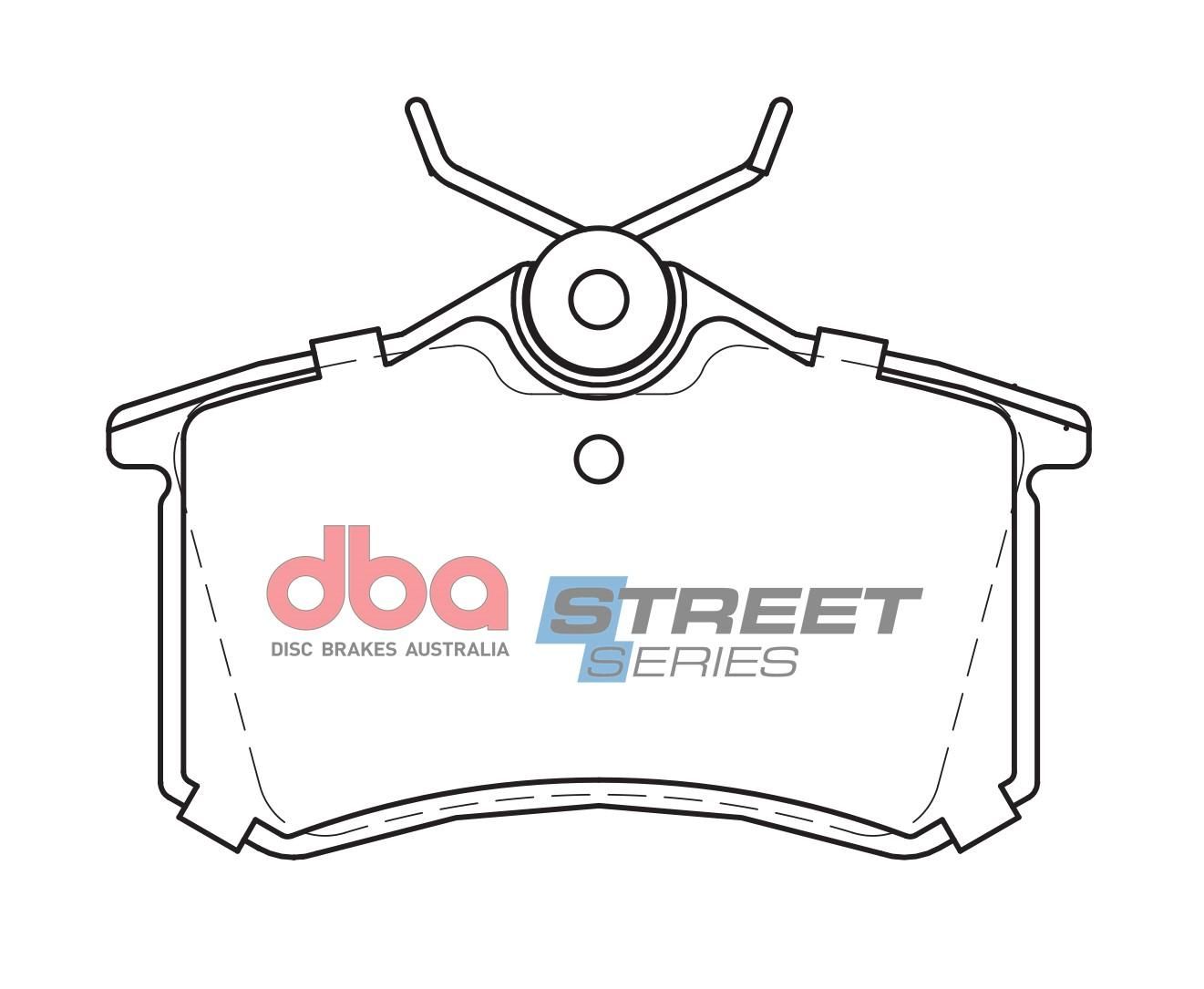 DBA SS STREET SERIES BRAKE PADS [ Audi/Citroen/Honda/Peugeot/Renault/Seat & VW 1980-2012 R ] - TecDoc Only