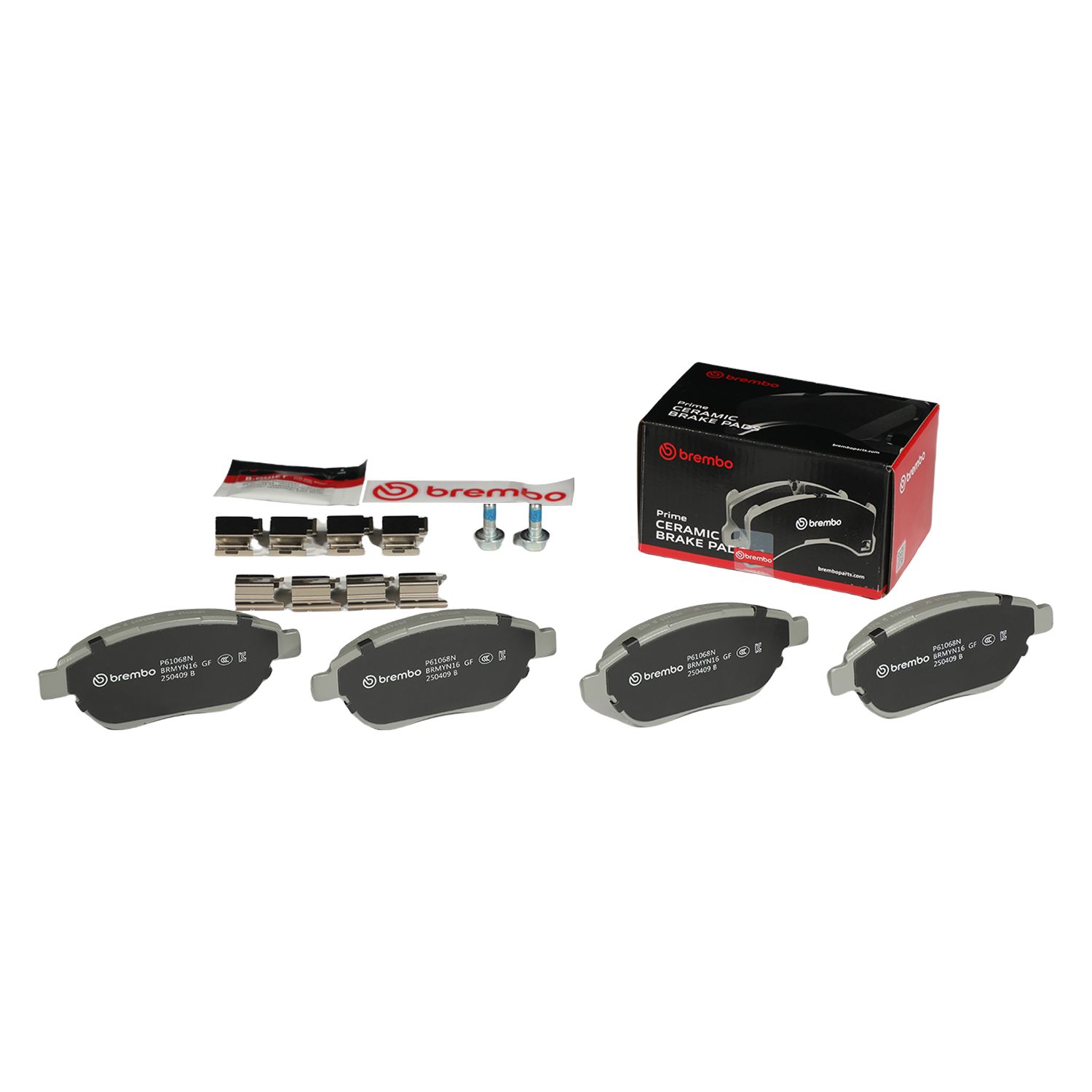 BREMBO DISC PAD -  PEUGEOT 307 01-05 (FRT) - TecDoc 1