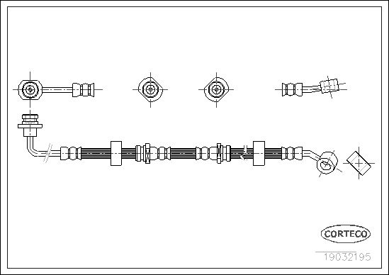 FLEXIBLE DE FREIN SUZUKI VITARA  0705