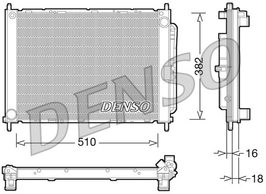 MODULE RAD. EAU-CONDENSEUR RENAULT  .