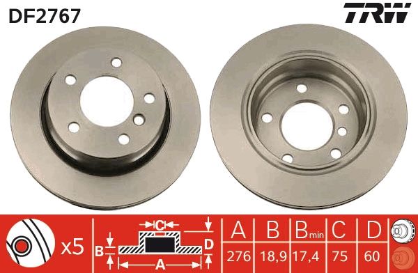 Brake Disc DF2767