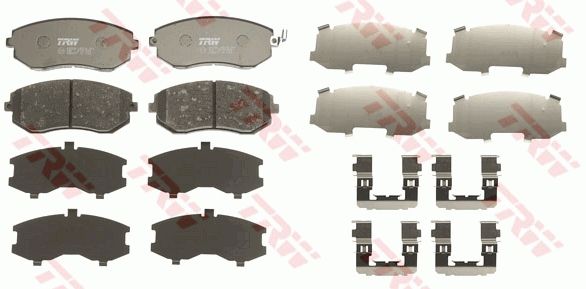 TRW DISC BRAKE PADS - TecDoc 2