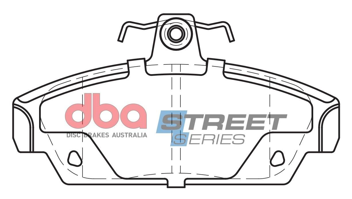 DBA SS STREET SERIES BRAKE PADS [ Rover 100/MG F ] - TecDoc Only