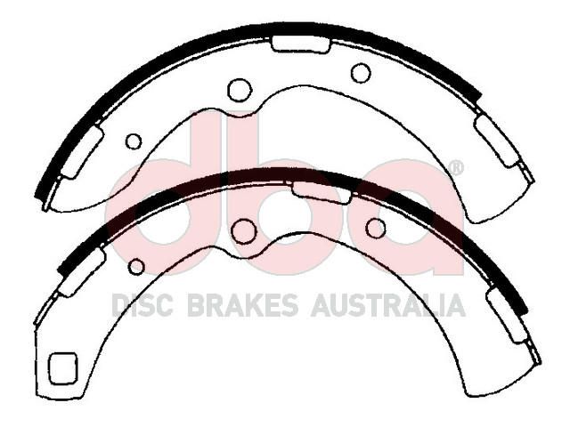 Street Series Brake Shoes [Nissan 240C/260C/280C 240mm] - TecDoc Only
