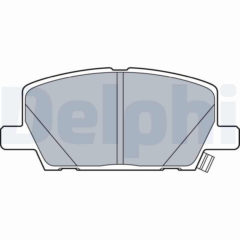 Brake Pad Set, disc brake LP3482