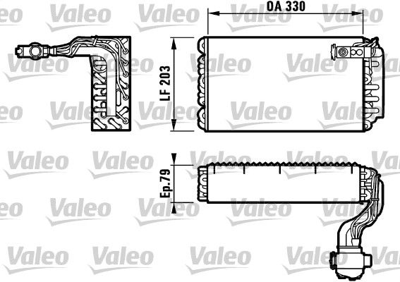 EVAPORATEUR PEUG 605 CAG  .