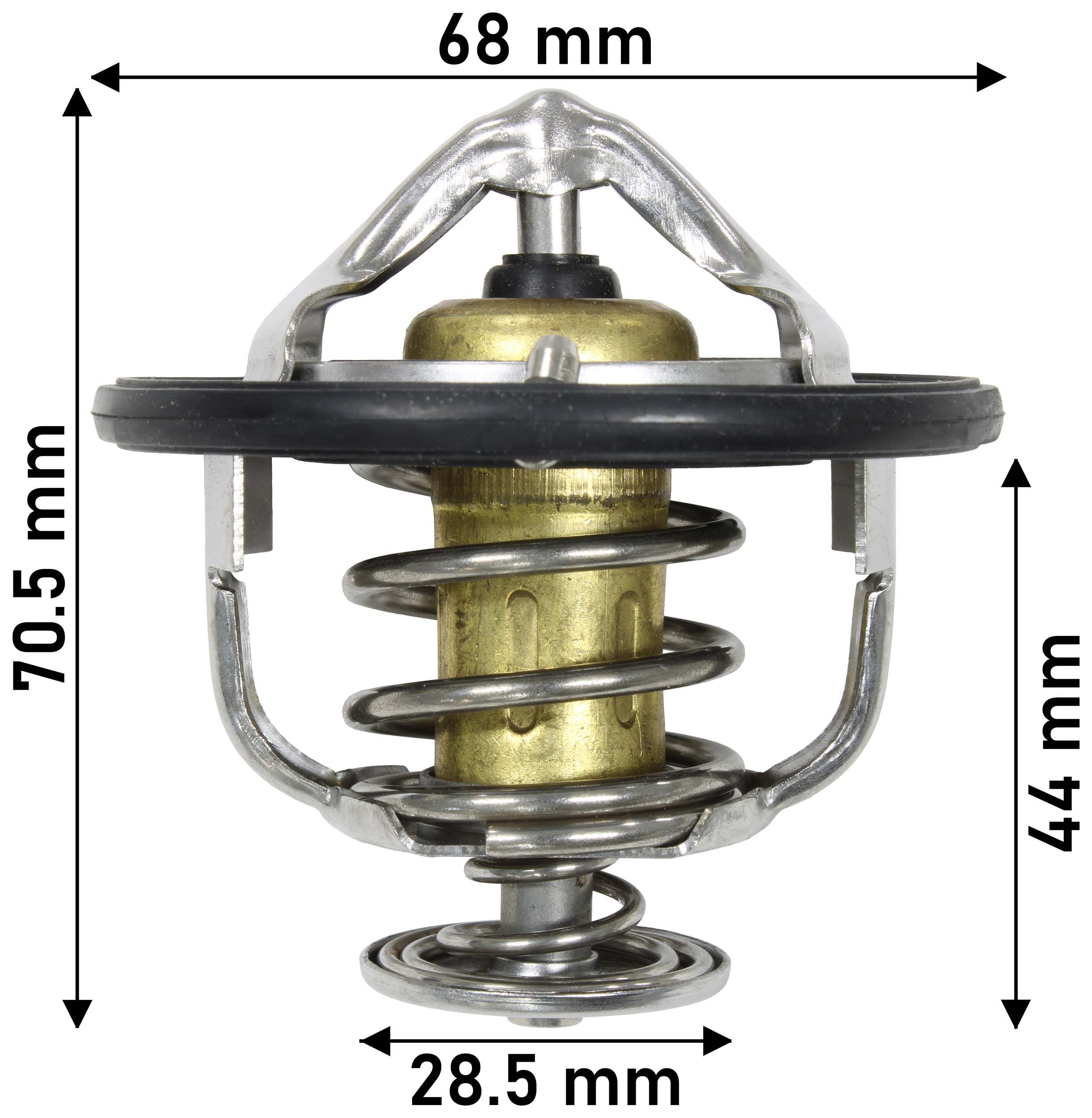 THERMOSTAT 63.8MM DIA 76.5C NISSAN - TecDoc Only